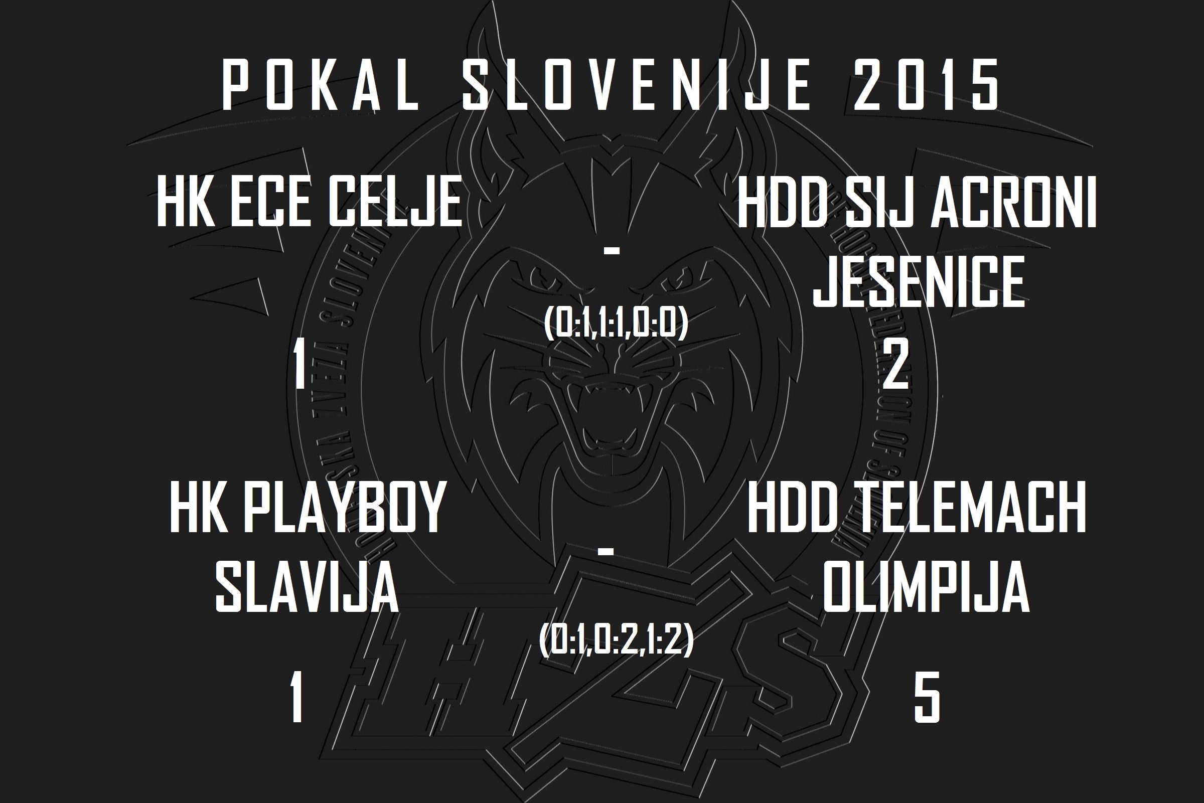 Večna rivala v finalu Pokala Slovenije 2015 - Hokejska zveza Slovenije